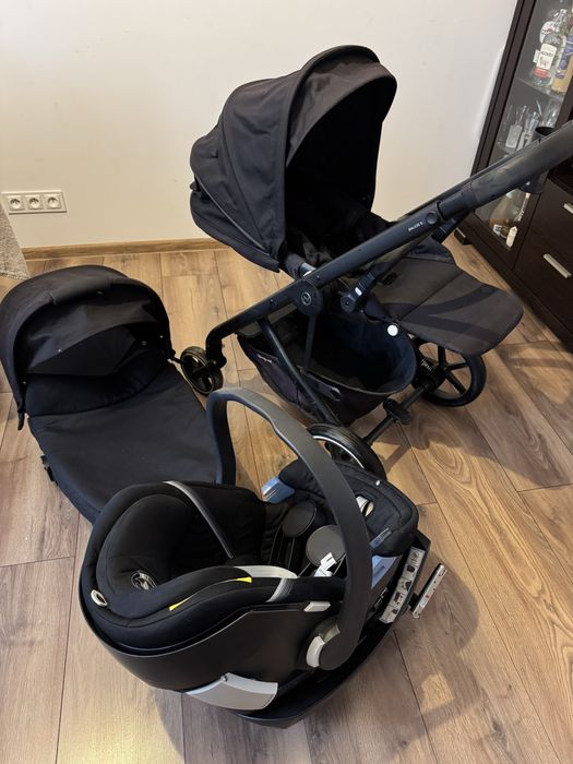 3w1 wózek gondola+ spacerówka + fotelik CYBEX