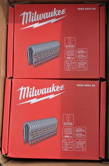 Zszywki do urządzenia Milwaukee M18 FFUS 40mm 960 sztuk