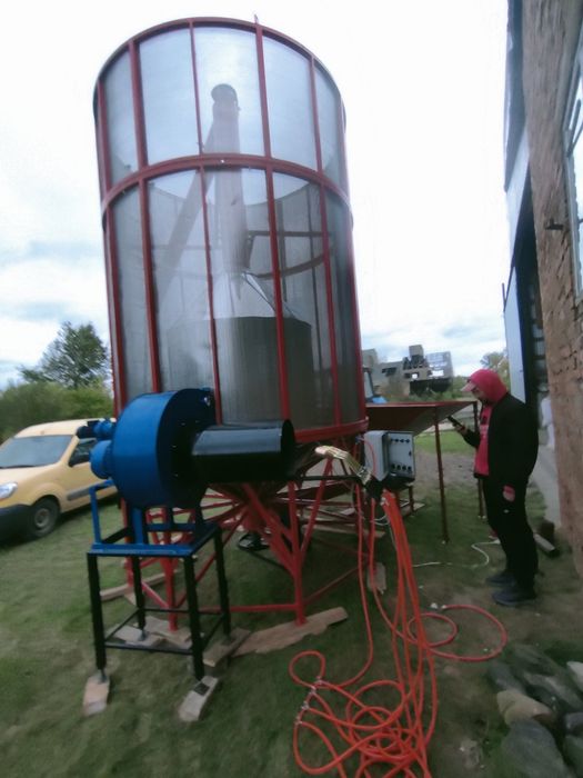 Зерносушка мобільна. Зерносушарка бункерна. Сушка для зерна. 5т.8т.10т