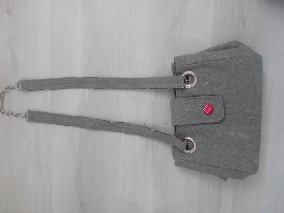 Torebka szara filc