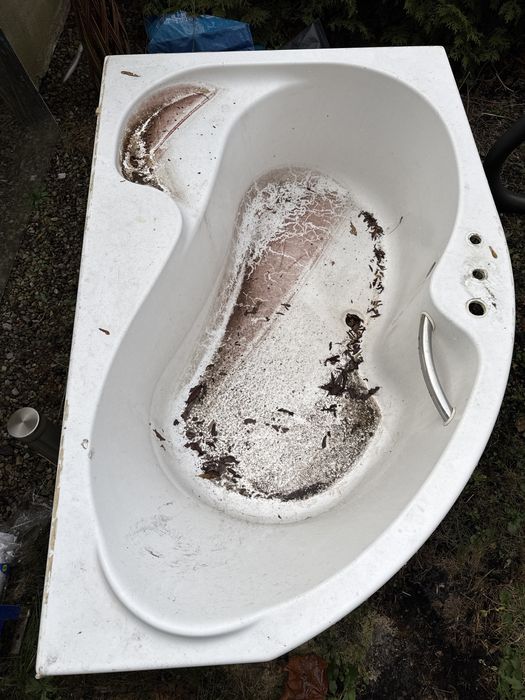 Wanna Ravak narożna Rosa 160 x 105 akrylowa z uchwytem PRAWA