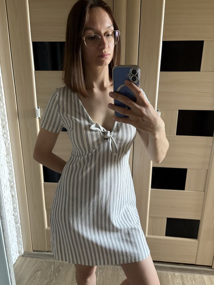 Літня сукня ZARA в смужку, S