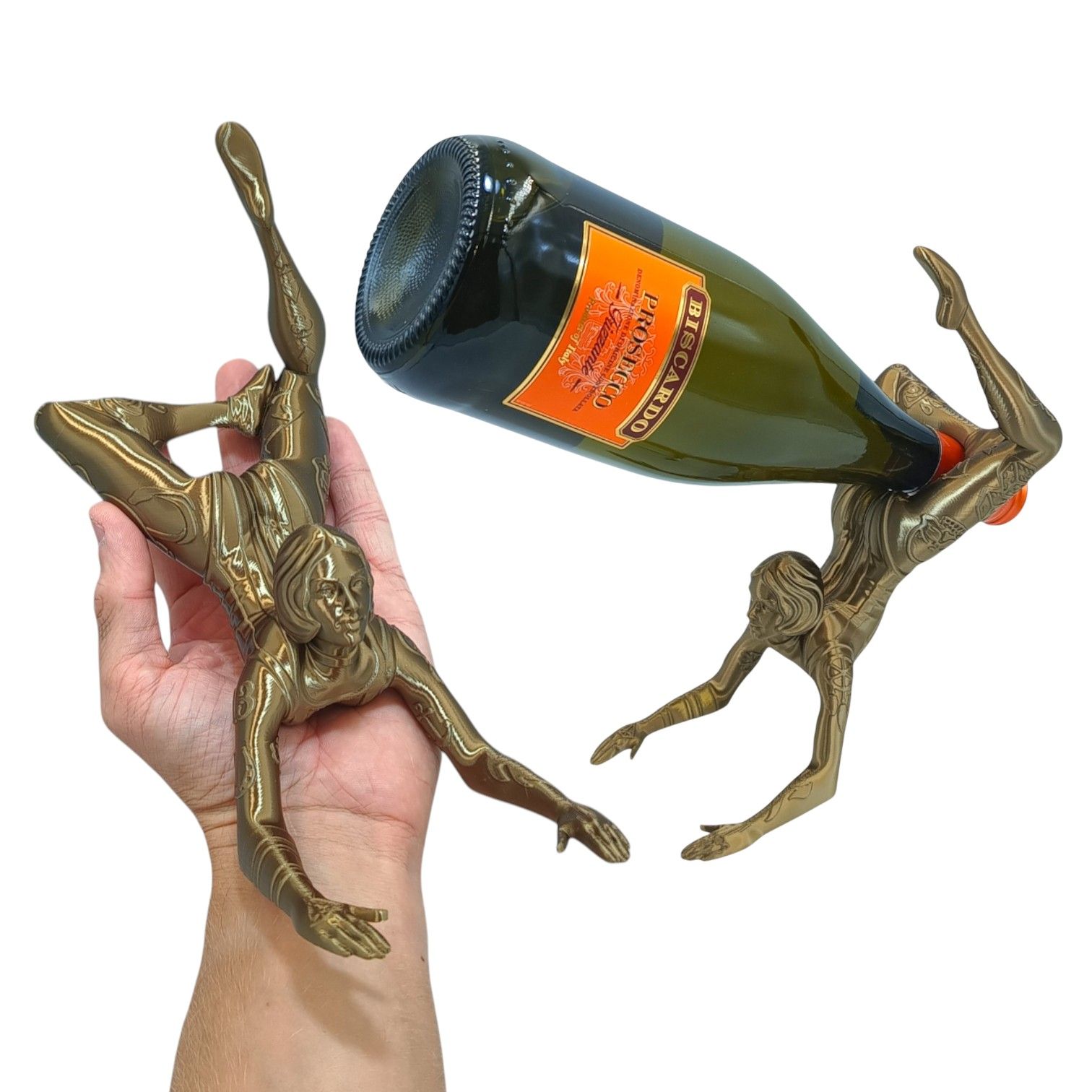 Stojak na Wino, Kobieca Figurka, Prezent, 3A2