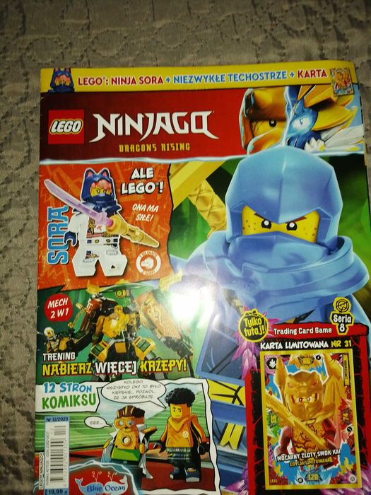 Gazetki lego ninjago 3 sztuki.