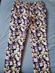 Spodnie cygaretki H&M r. 38 kwiaty