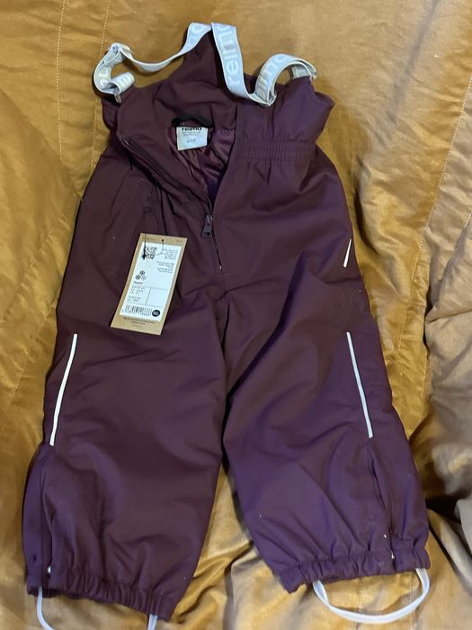 Напівкомбінезон , штани Reimatec Juoni бордові р92 +6 (98)