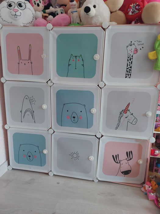 Komoda organizer 9 półek