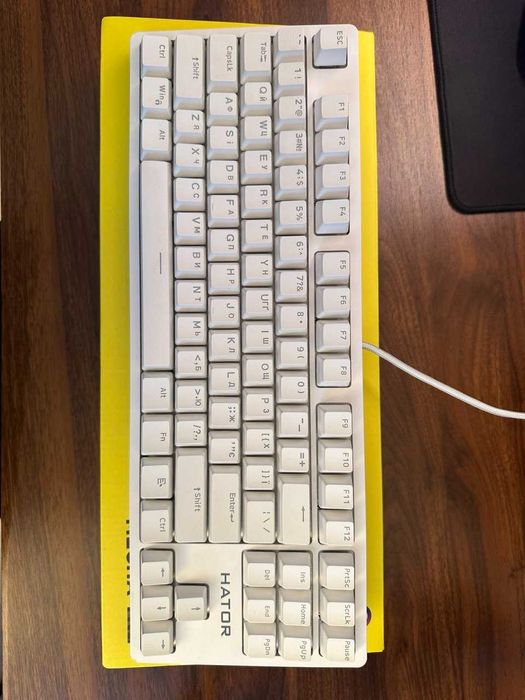 Механічна клавіатура HATOR Rockfall 2 Mecha TKL Orange White