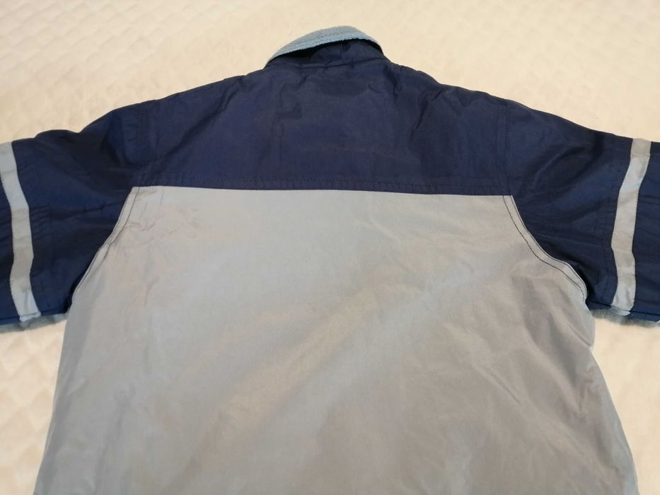 Kurtka przejściowa, jesienna, długi rękaw, niebieska, 104 (Odzież)