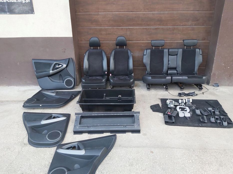 Toyota Rav4 III FOTEL Przód tył Skóra ALCANTARA przekładka VAN kanapa pasy