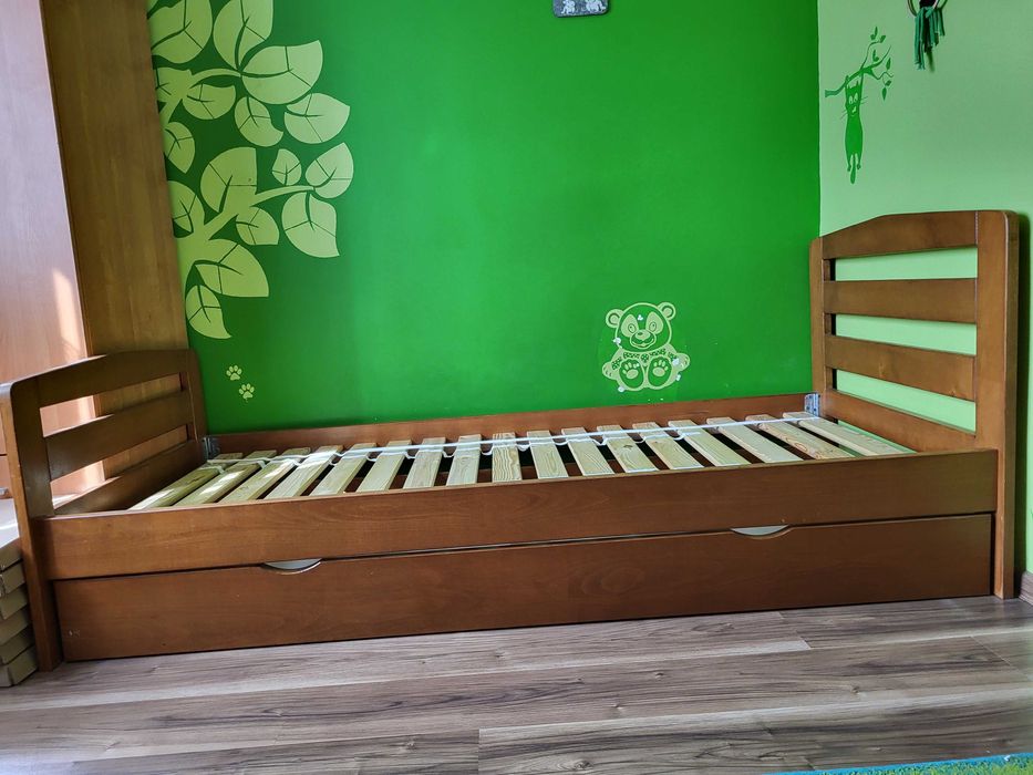 Łóżko 90x200 bukowe