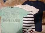 T-shirts Pull Bear, Tiffosi, Bershka
