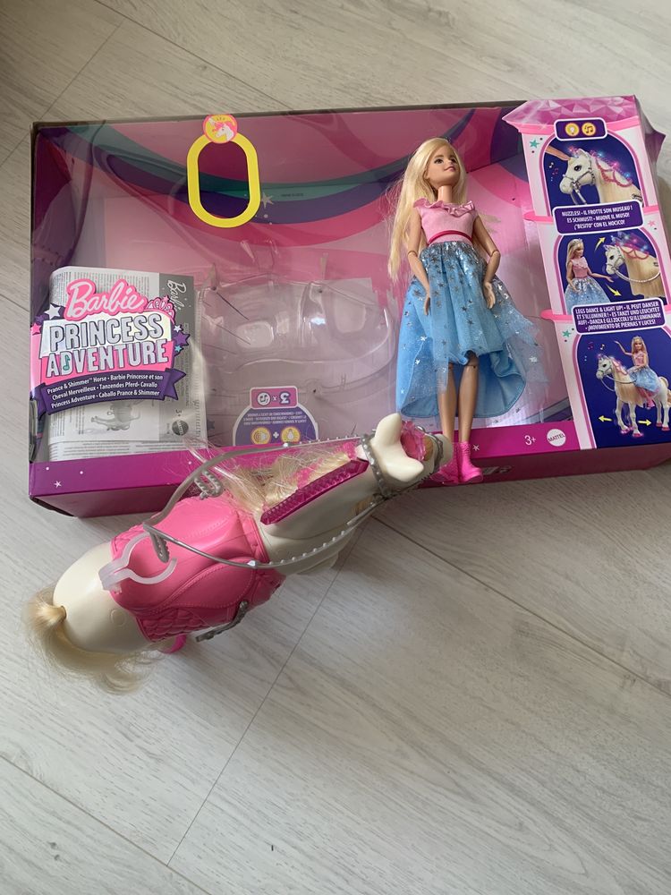 Barbie Princess Adventure  Koń + Lalka Księżniczka Gyk64