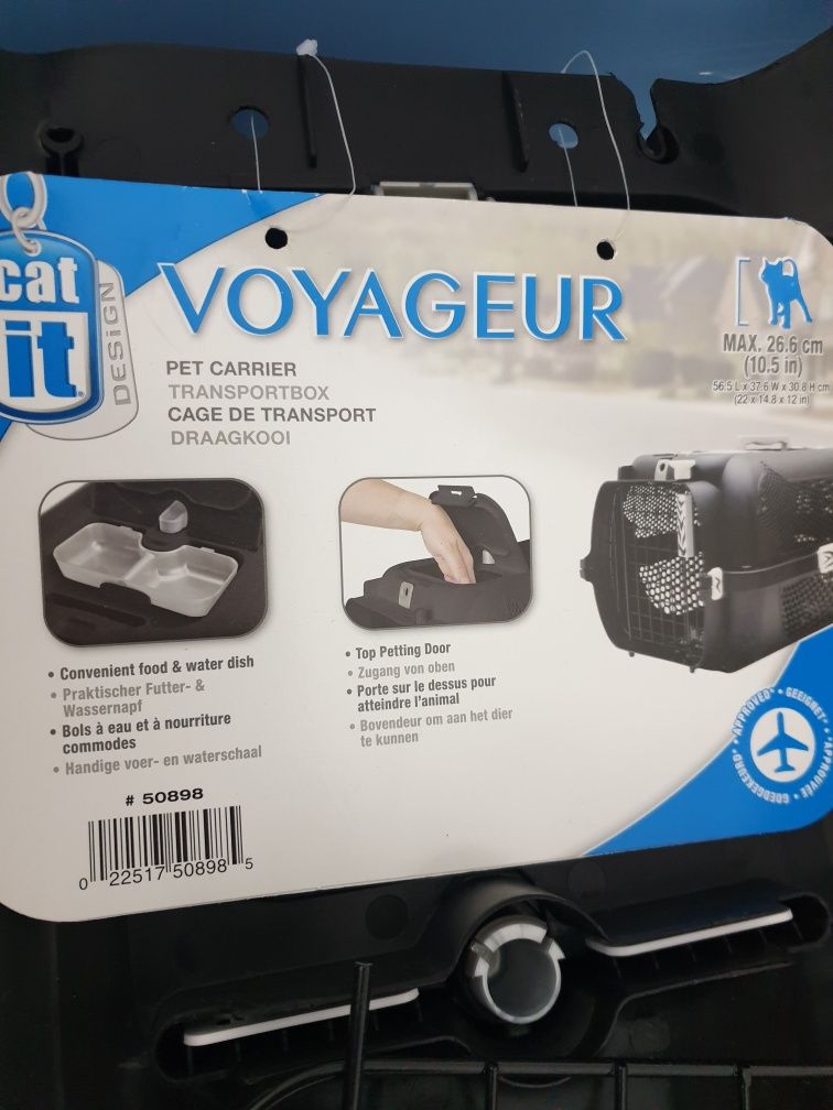 Catit Transporter White Tiger Voyageur, czarny