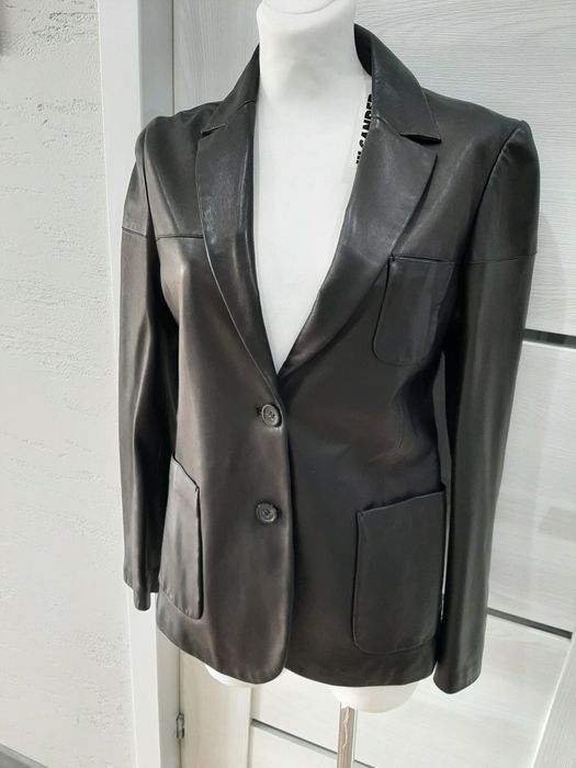 Marynarka skórzana Jil Sander
