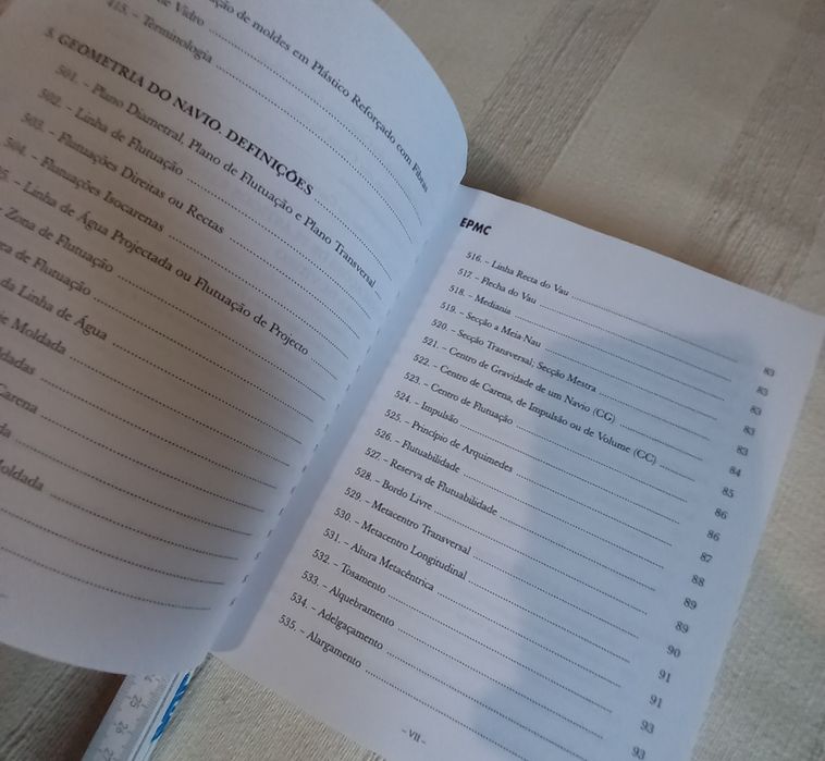 Tecnologia e Elementos de Marinharia da Embarcação de Pesca