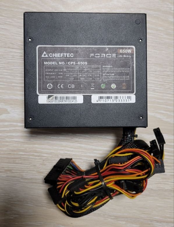 Блок живлення CHIEFTEC Force CPS-650S, 650 ватт