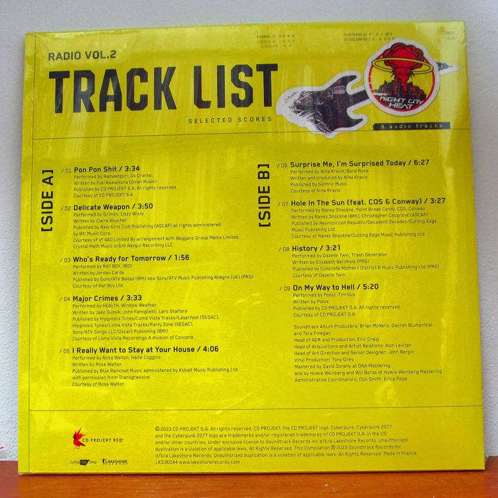 Various – Cyberpunk 2077 Radio OST  (LP, Yellow)