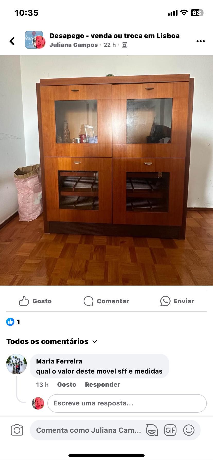 Móveis de sala usados bom estado