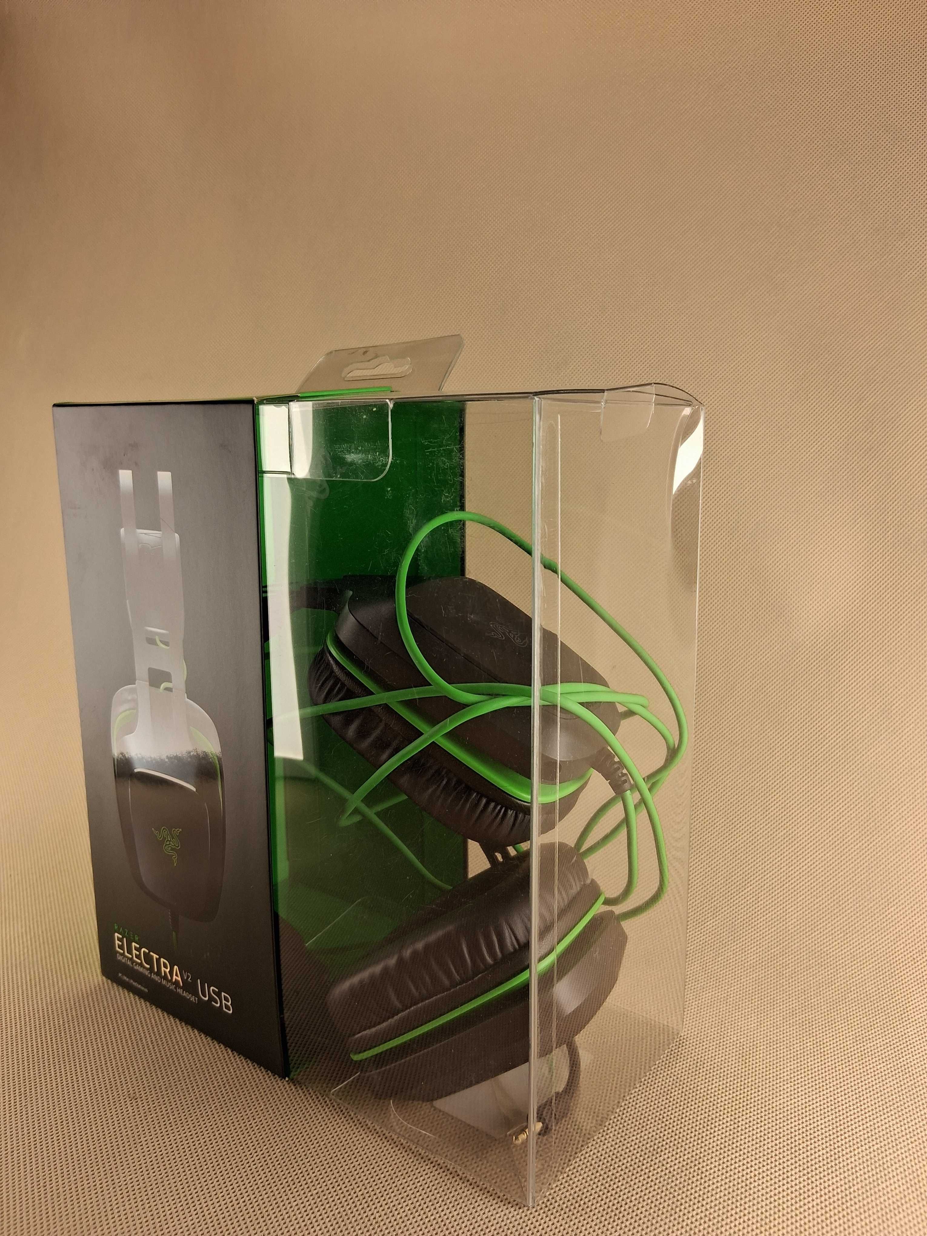 S005 Słuchawki Gamingowe Razer Electra V2 Z Mikrofonem USB Komputer PC