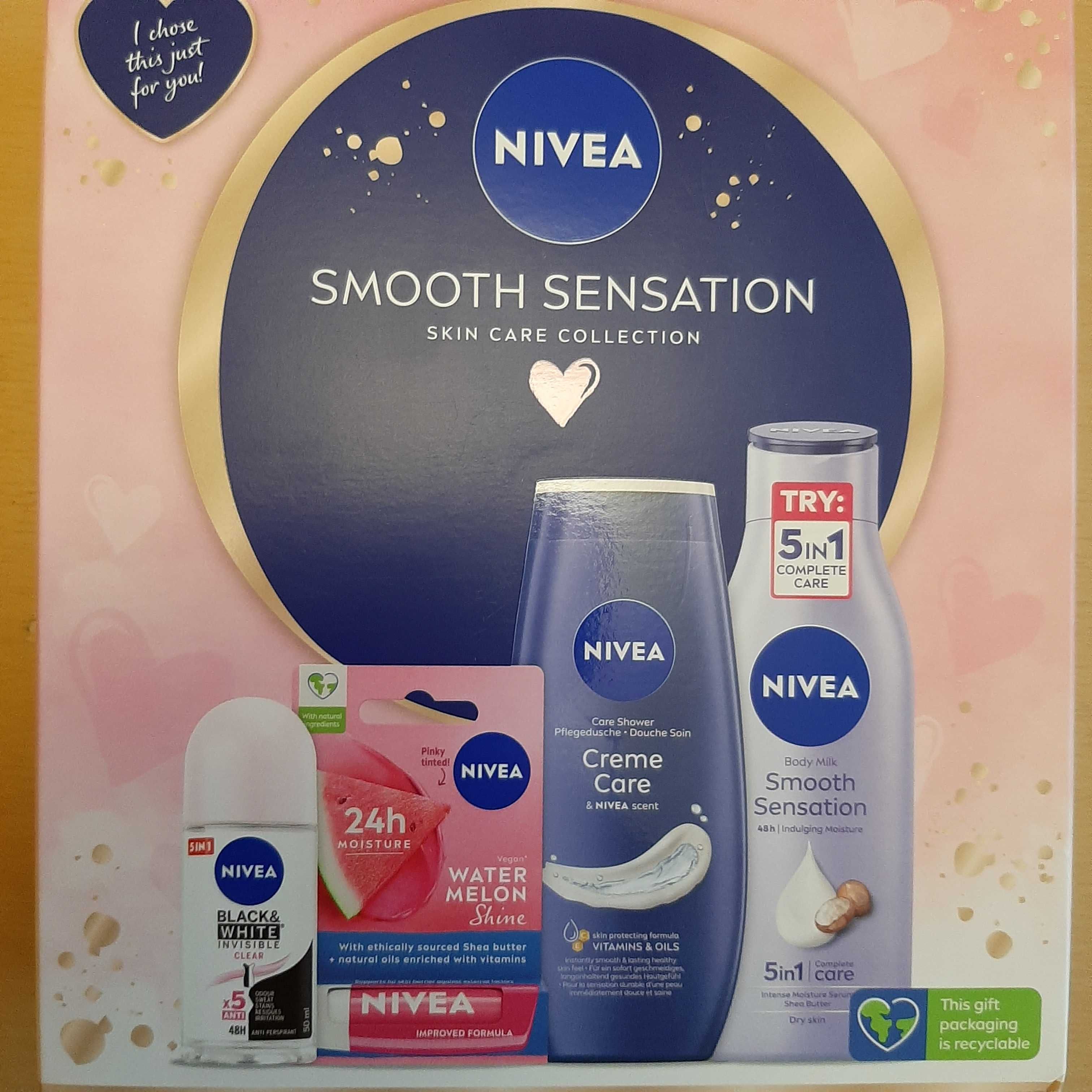 Zestaw kosmetyków Nivea maska antyprespirant żel mleczko kobiet damski