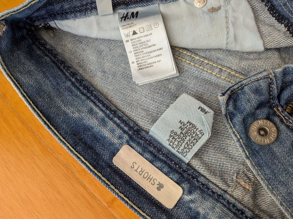 Calções de ganga H&M