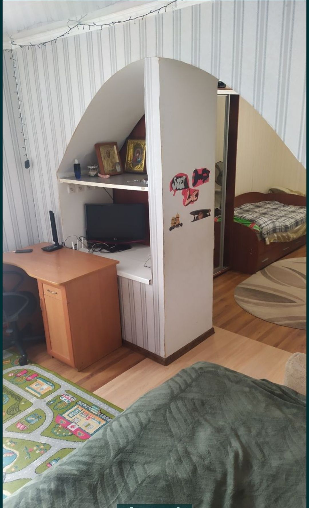 Продам СВОЮ 2-х комнатную квартиру с огородом