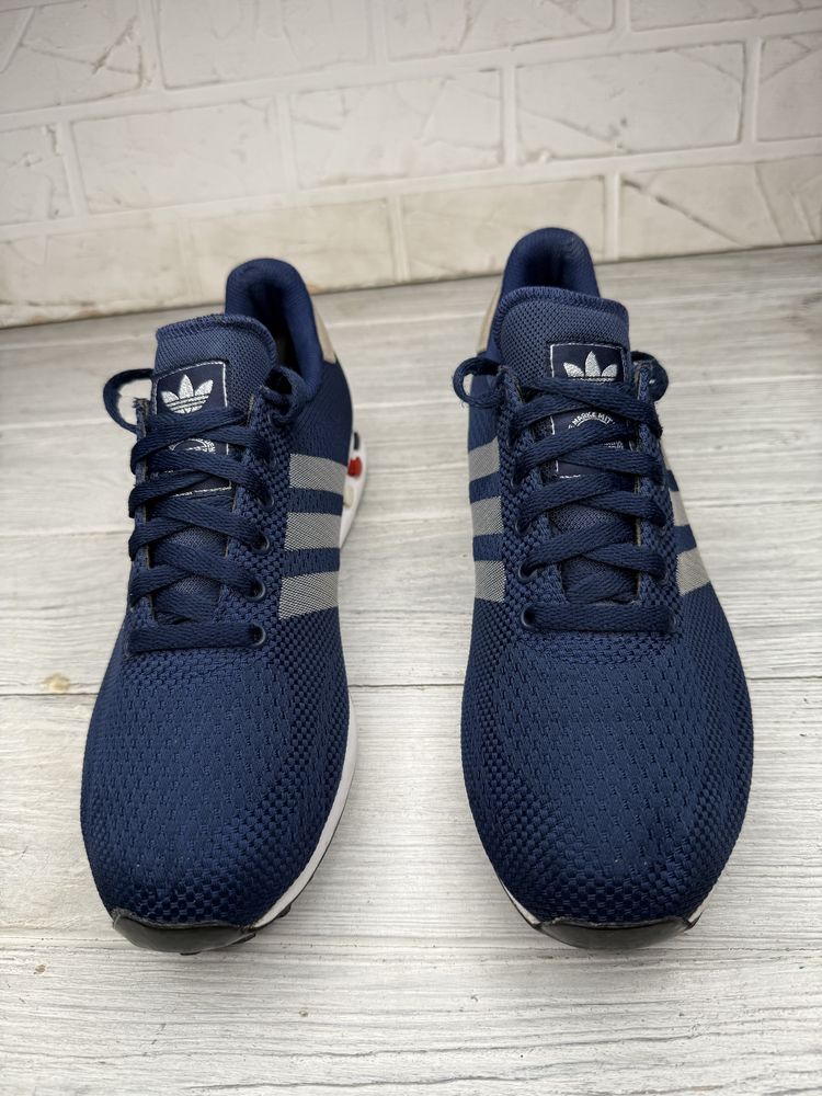 Синие мужские кроссовки adidas l.a. trainer 43 размер