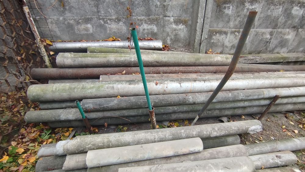 Азбестова труба з зовнішнім діаметром 200 мм та 100 мм