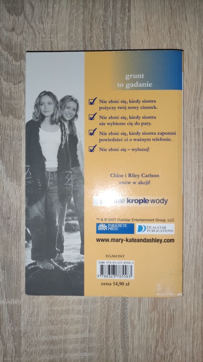 Książka młodzieżowa** Jak dwie krople wody grunt to gadanie Olsen