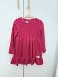 Sukienka welurowa pink 98