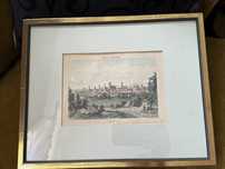 Danzig Gdańsk miedzioryt grafika militaria 1833