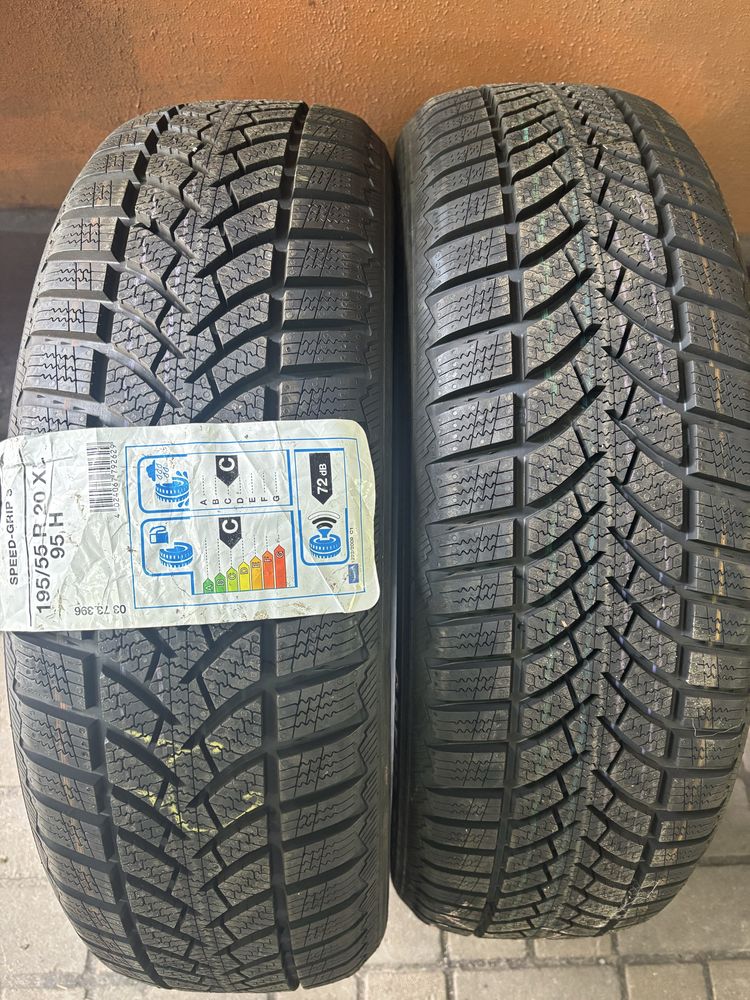 Шини нові зимові Semperit R20 195/55 2шт.(ціна за скат)2019рік