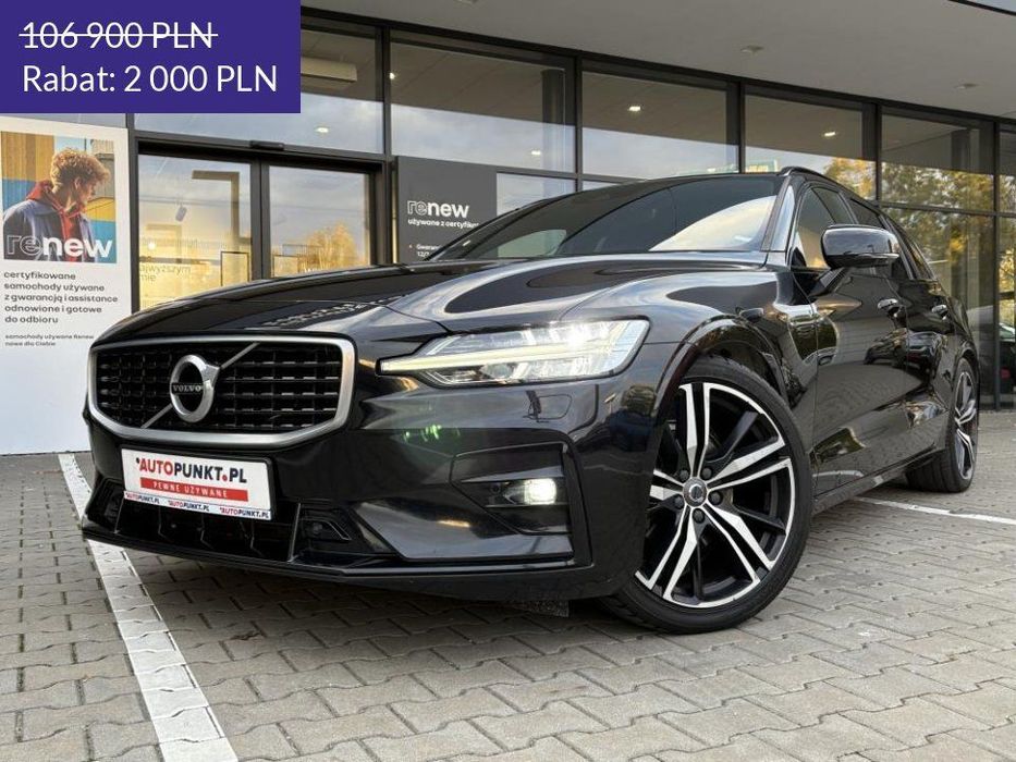 Volvo V60 R-Design, 2020r. || Pilot Assist || ACC || Podgrzew. Fotele || Kamera