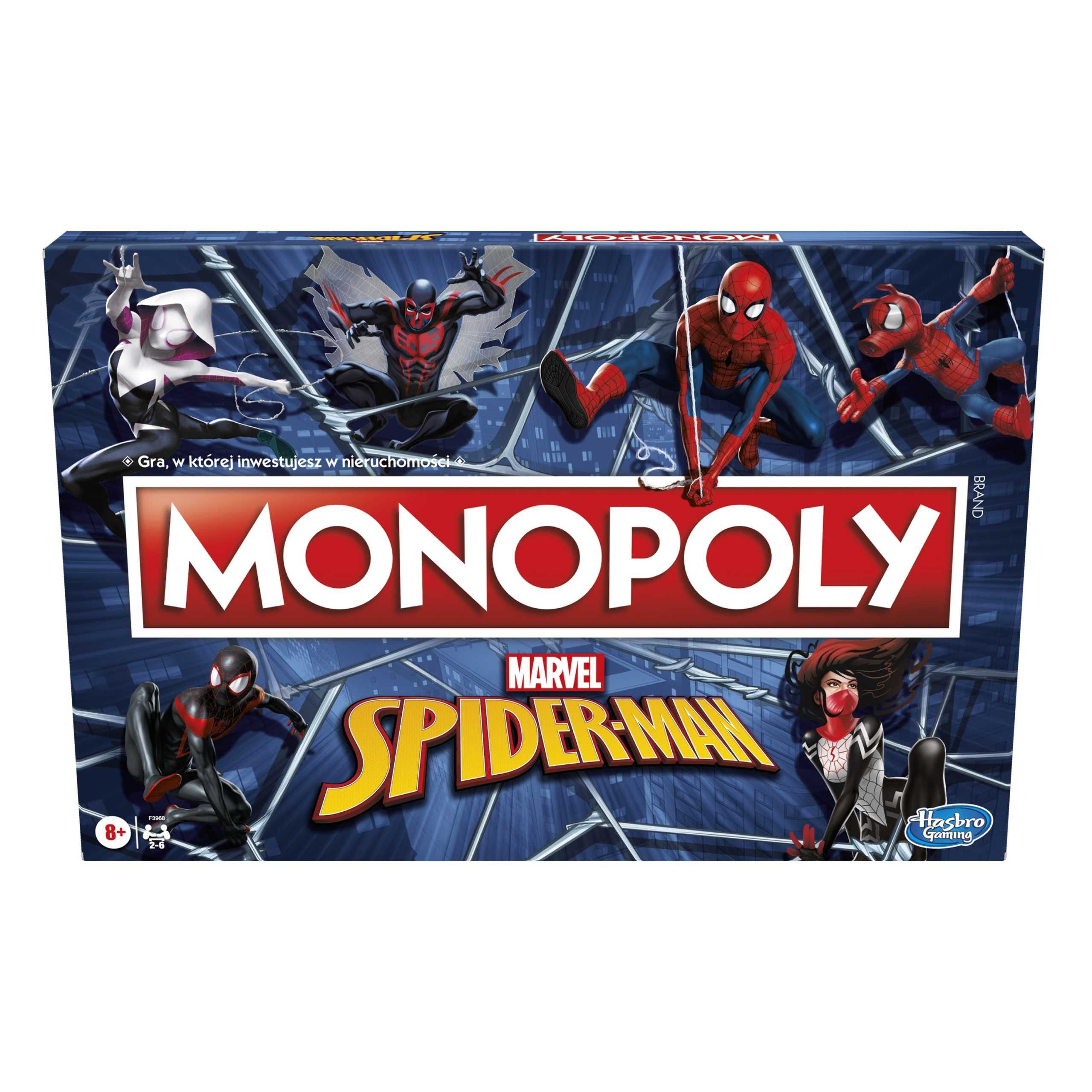 Hasbro Gra planszowa Monopoly: Marvel Spider-Man (wersja polska)