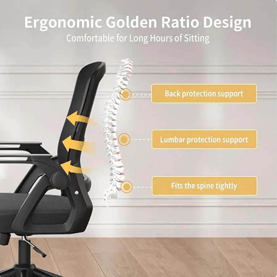 Fotel biurowy krzesło ergonomiczne czarny nowy