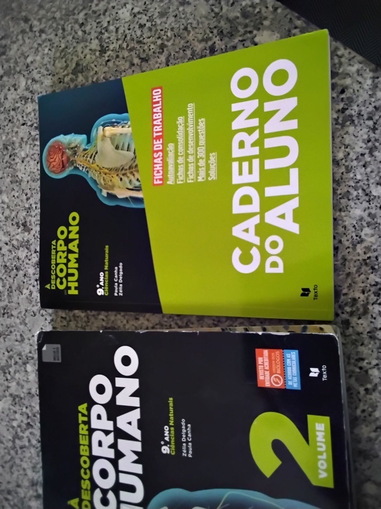 Livro ciências 9° corpo humano + livro de fichas