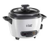 Ryżowar Russell Hobbs biały 200W 600g 0,4L 3 porcje Nowy
