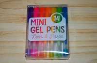 Міні- ручки, гелеві, різнокольорові 14 шт