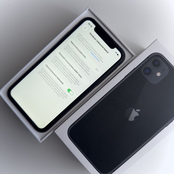 Iphone 11 128gb Czarny - BATERIA 91% - TANIO!
