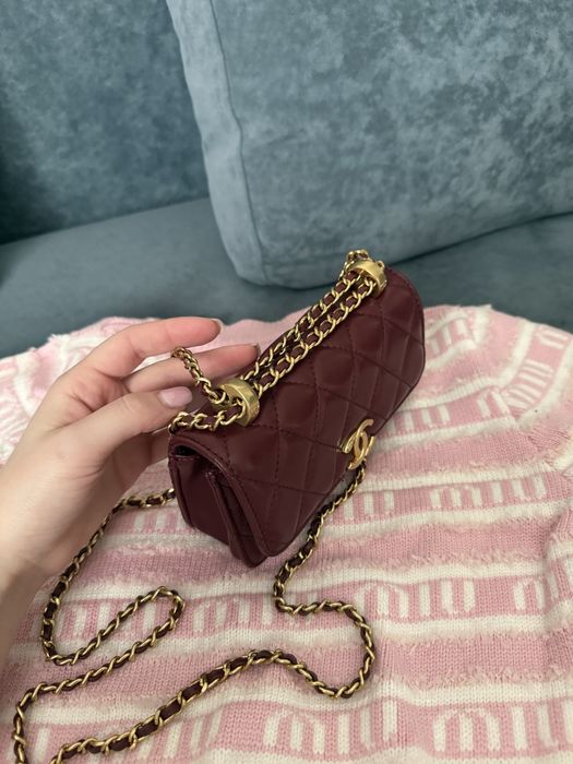 Сумка Chanel бардова