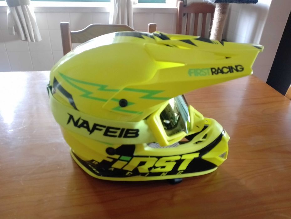 Capacete motocross enduro