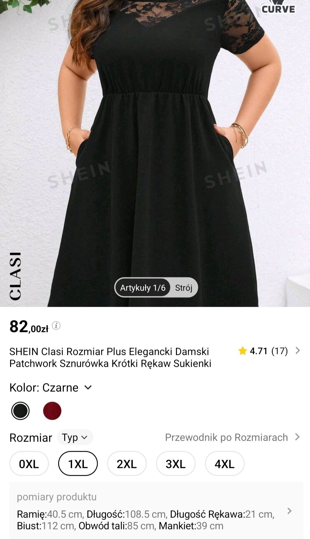 Sukienka plus size