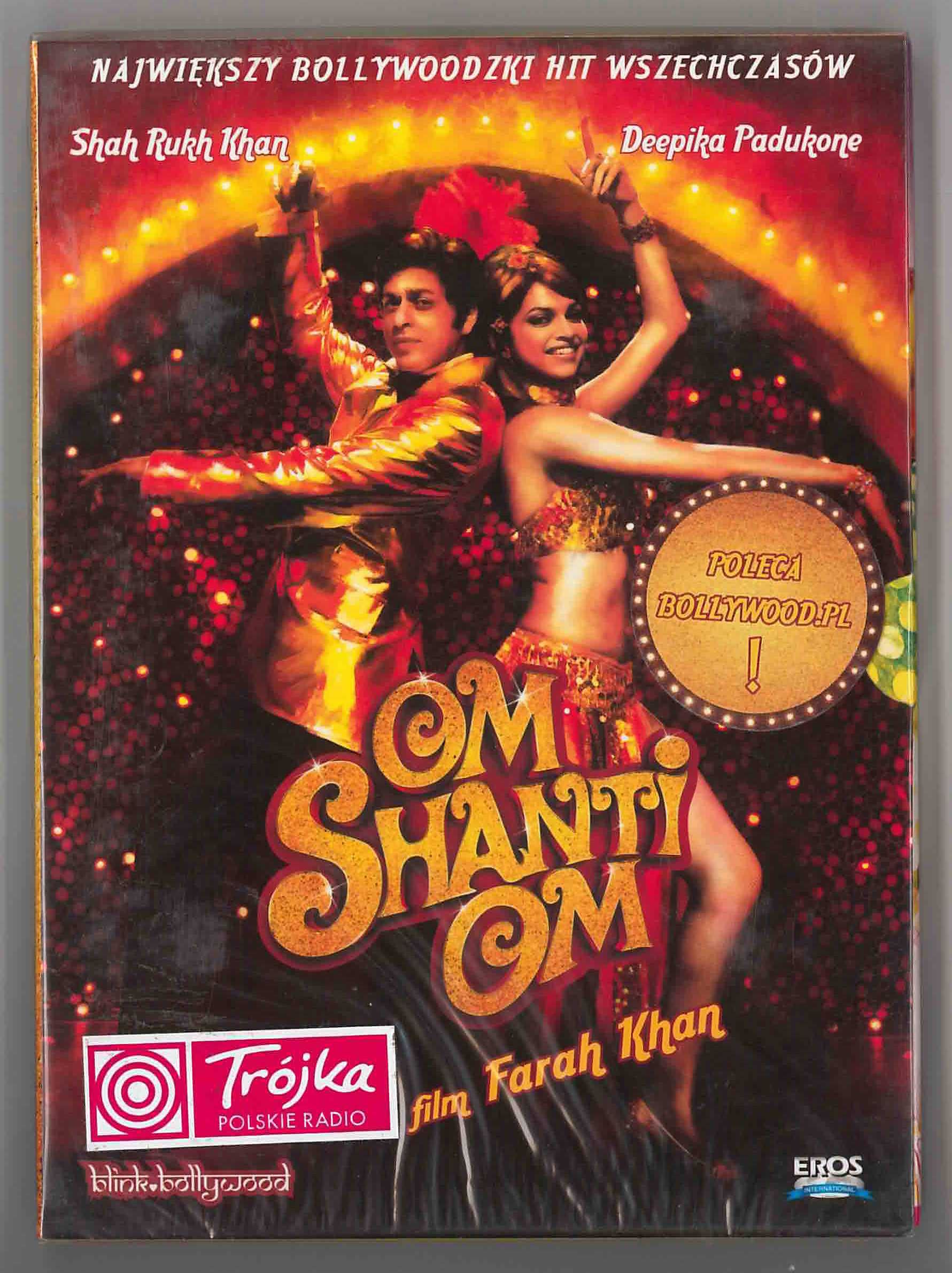 Om Shanti Om film DVD + plakat, reż. Farah Khan, 2007