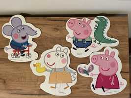 Drewniana układanka, Puzzle świnka peppa