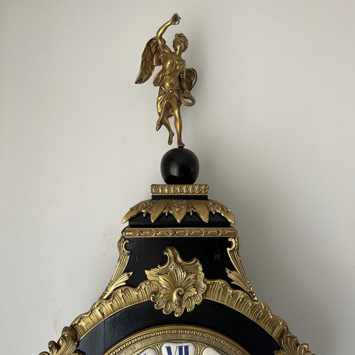 Francuski zegar Boulle Napoleon II, oryginalny z ok. 1860 roku
