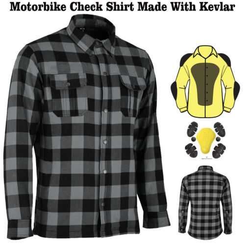 Camisa de motociclista acolchoada para moto CE (XS-6XL)