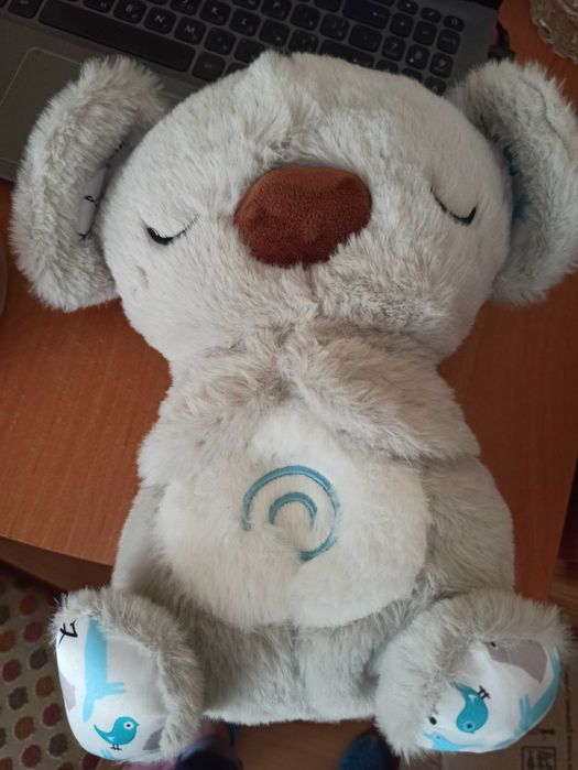 Коала дышащая со световыми эфектами 25 см, новое. Брак.