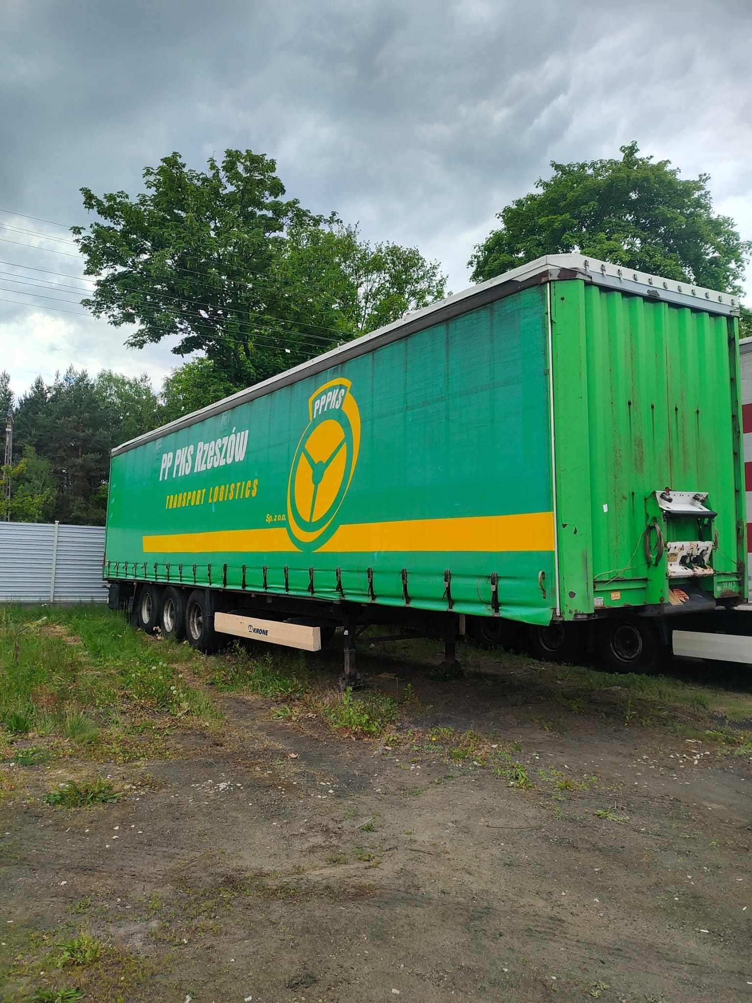 Krone standard firanka oś BPW nowy dach nowe klocki tarcze