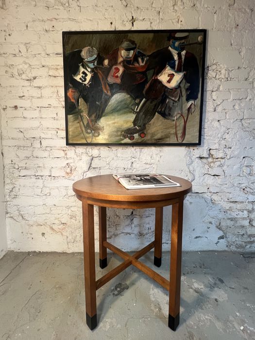 Stół Art Deco po renowacji vintage retro